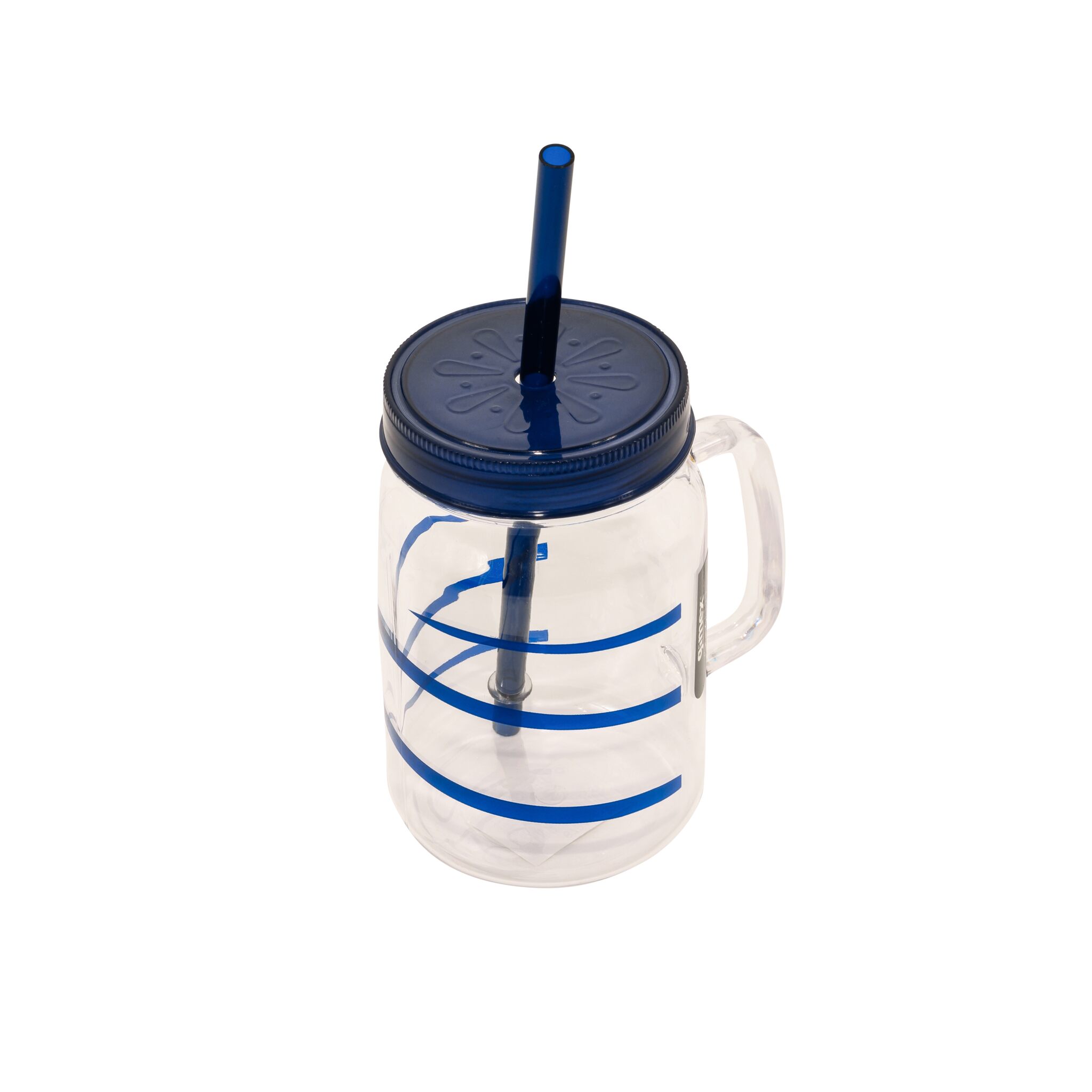 Gimex Classic Line Twist blue drinking cup with screw cap