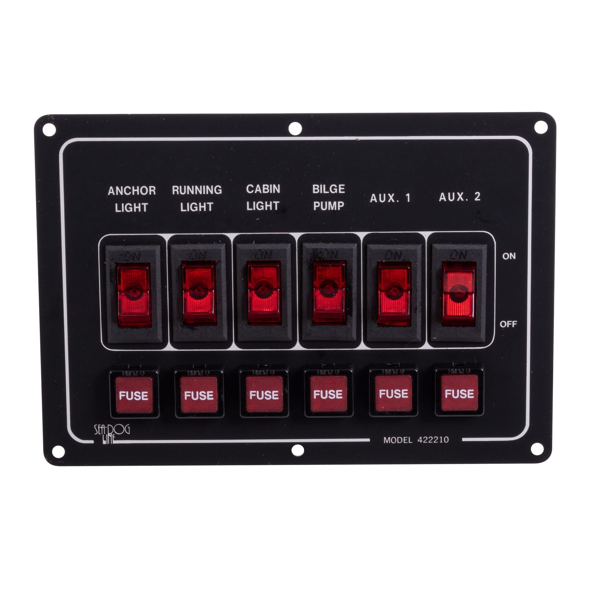 Switch panel horizontal 6s