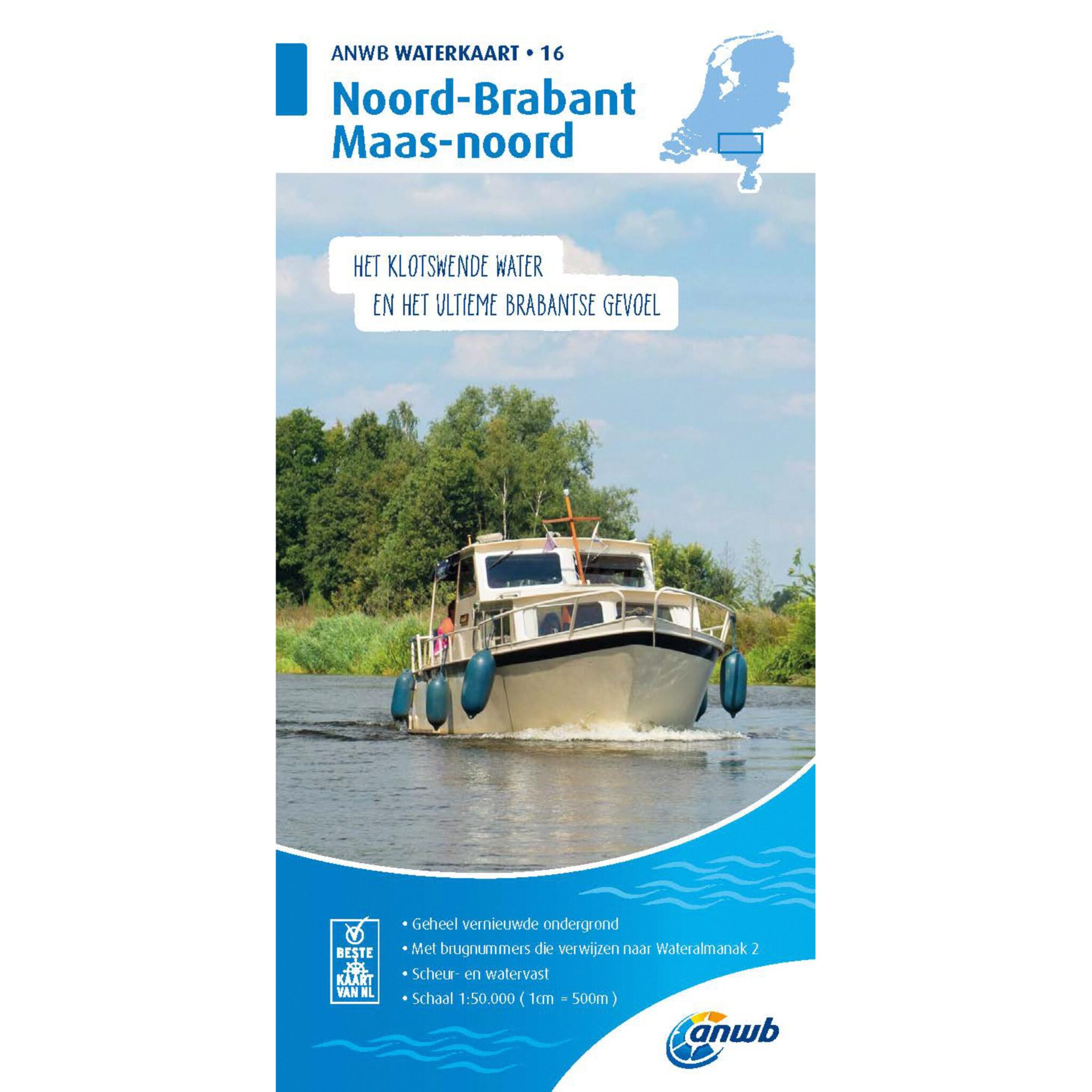 Waterkaart 16 Noord-Brabant/Meuse-Nord 2019
