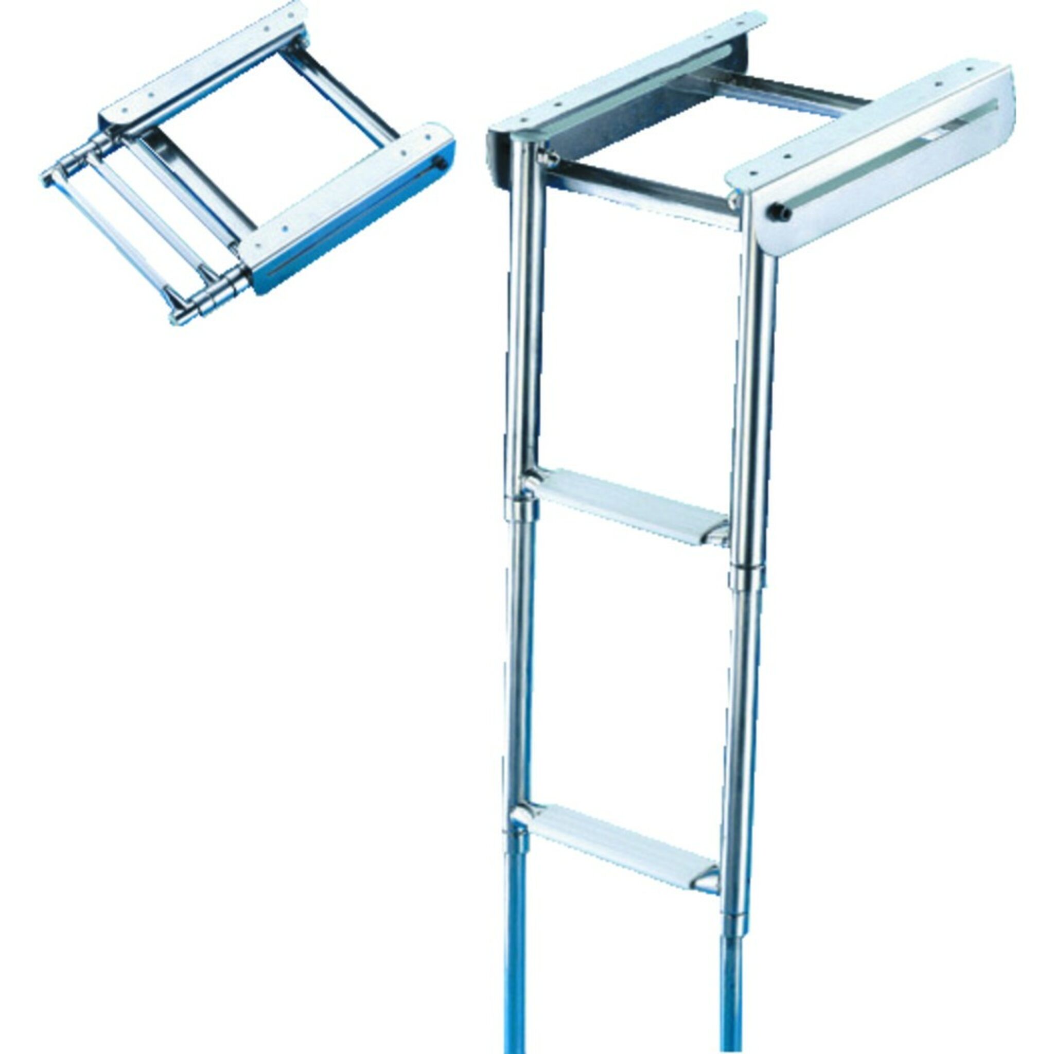 Trem telescopic bathing ladder for substructure