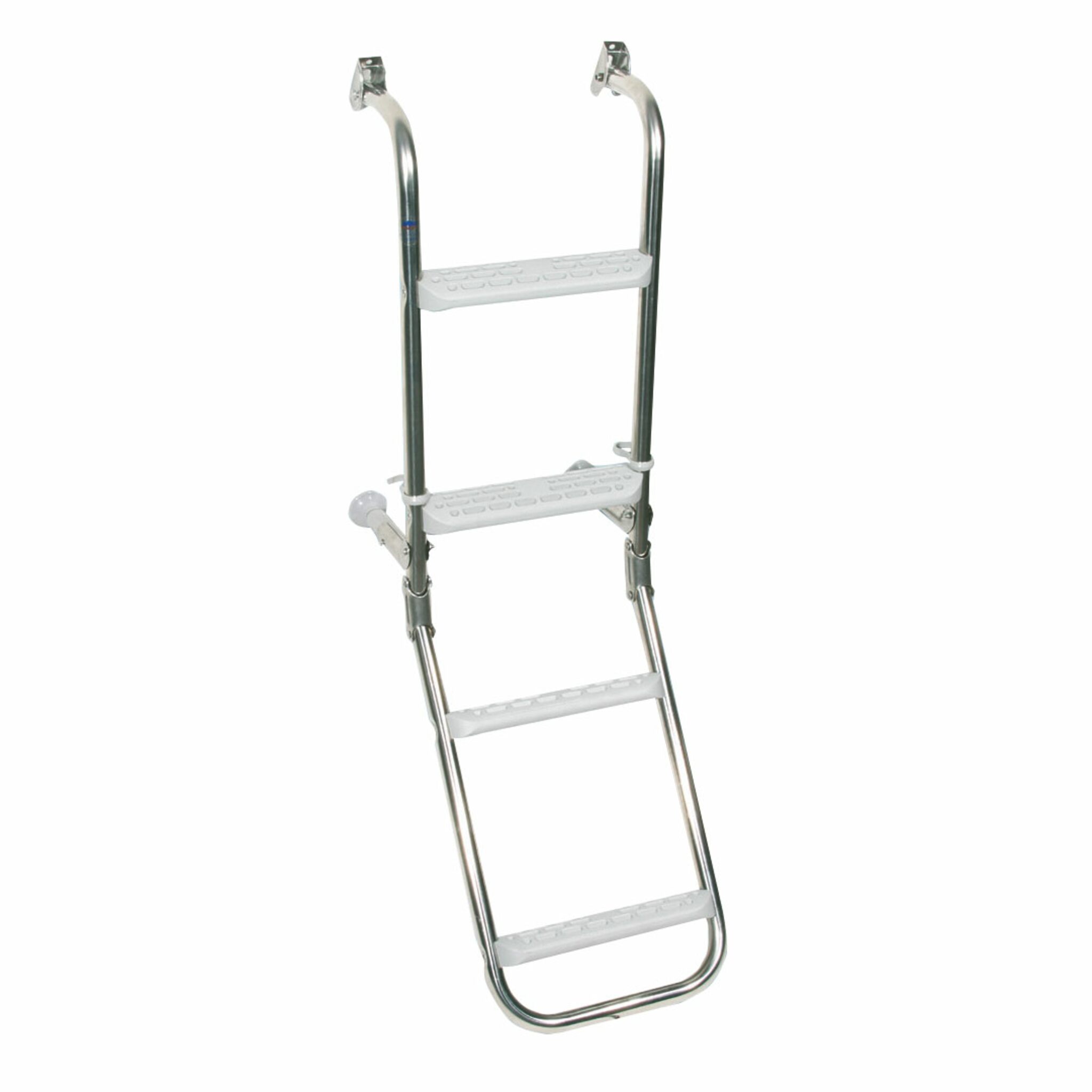 Stainless steel swimming ladder with plastic steps, 4 or 5 steps