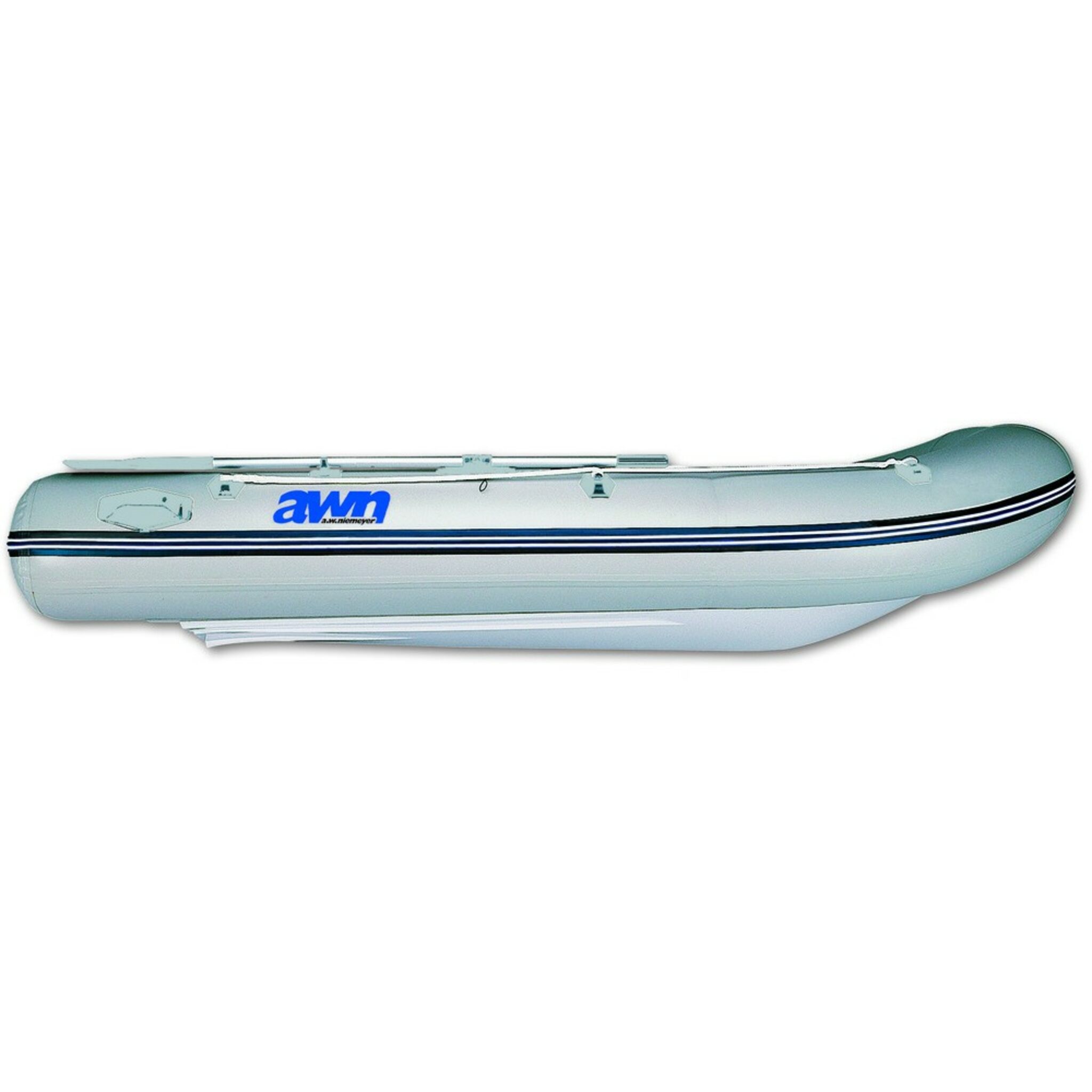 awn inflatable boat RIB 240 with fixed hull bottom