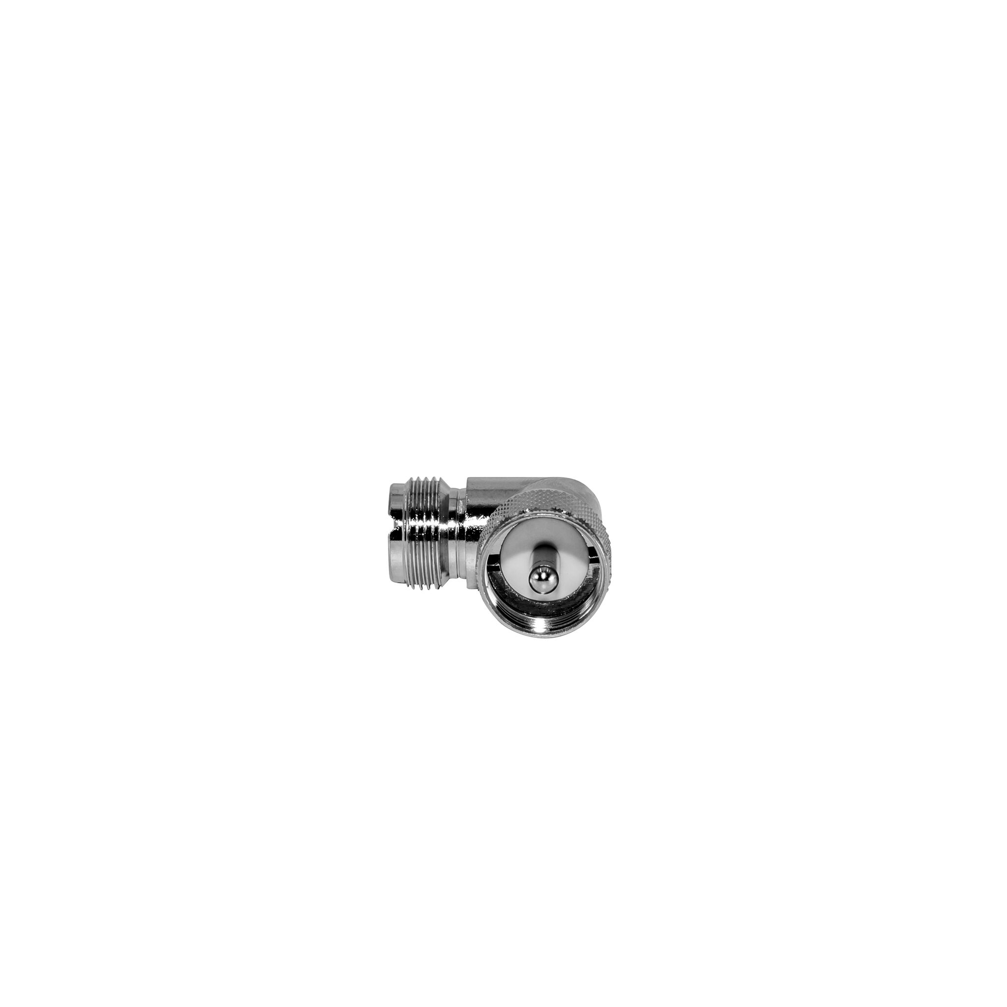 Angle piece for coupling RG 58