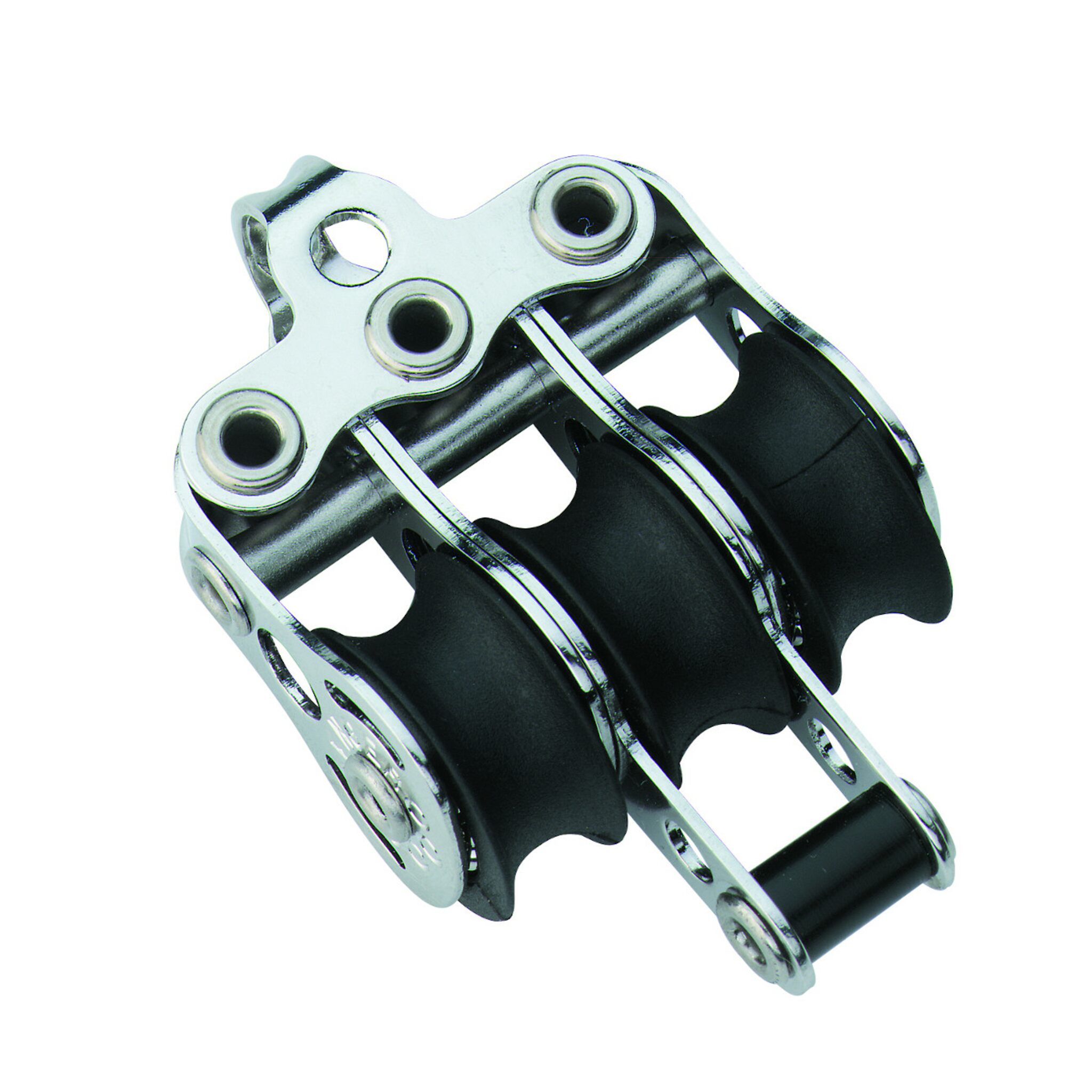 Sprenger Micro XS ball bearing block, three-row with shackle and dogfott