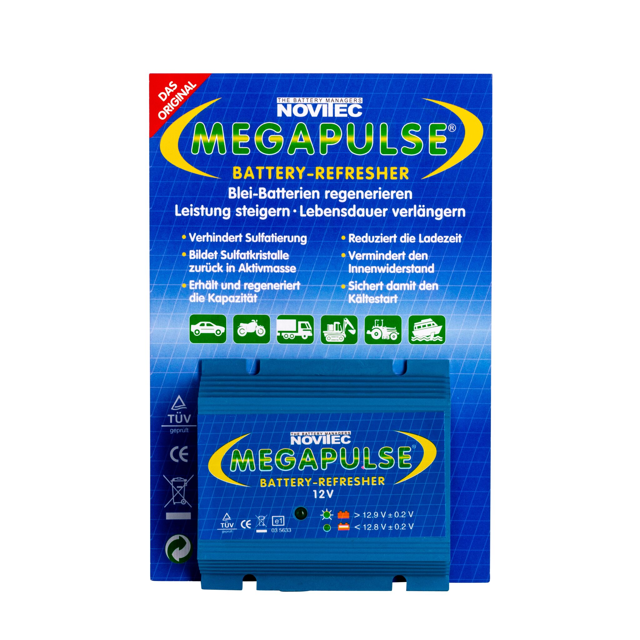 Novitec Battery Refresher Megapulse, 12 Volt