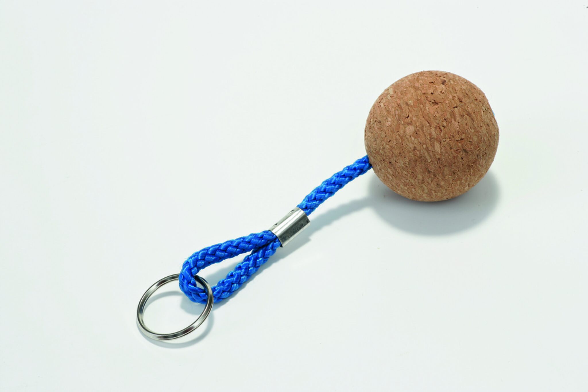 Keychain with cork ball
