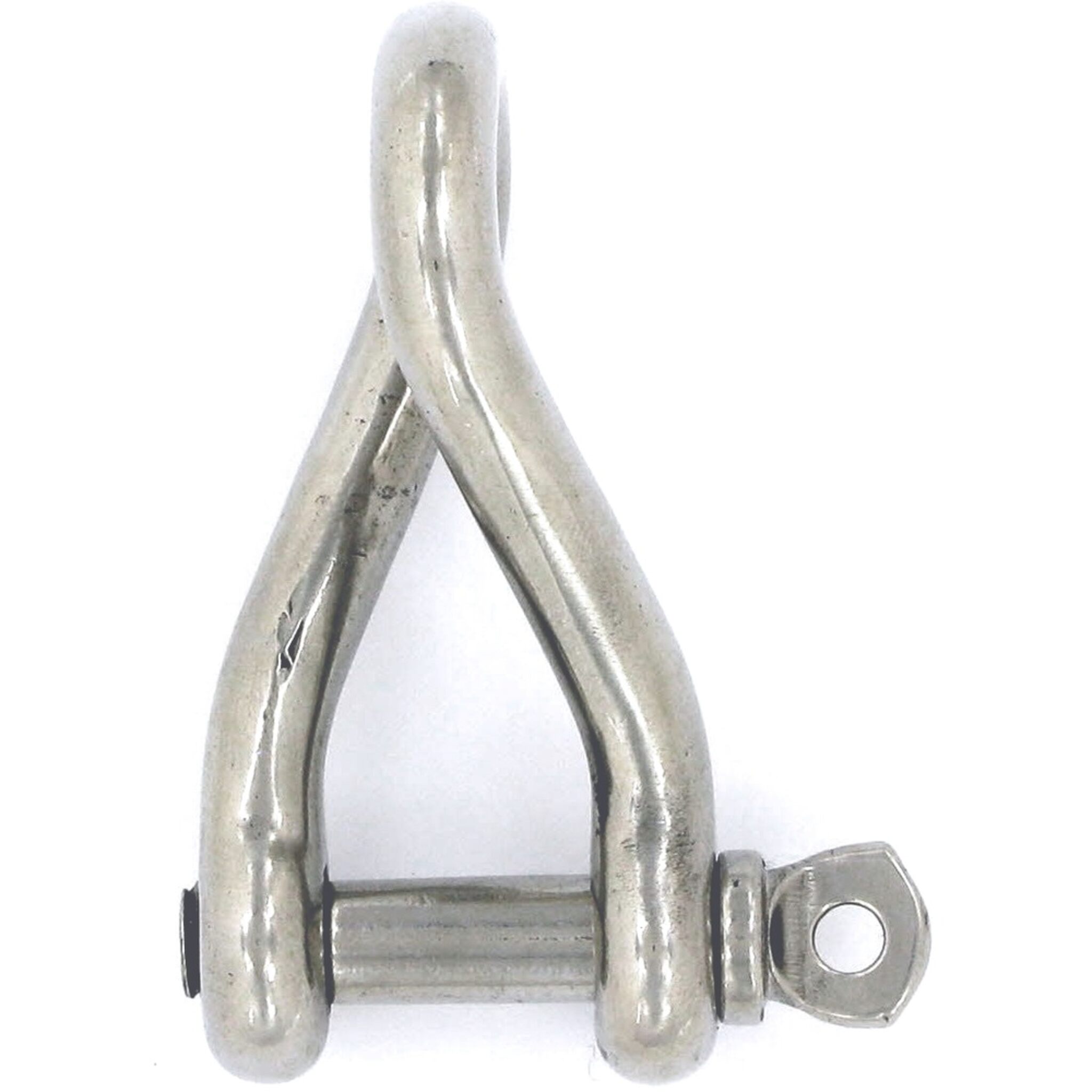 Shackle turned, stainless steel V4A