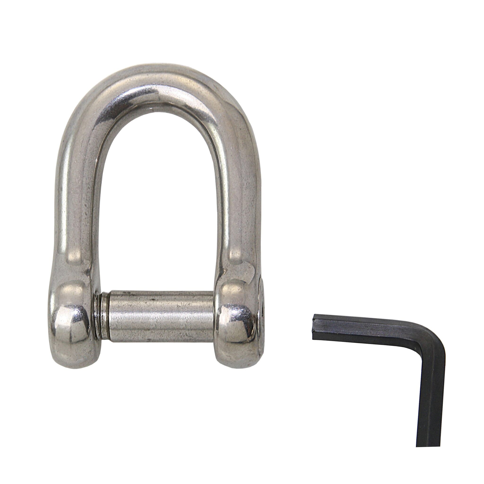 Round shackle with hexagon socket, straight