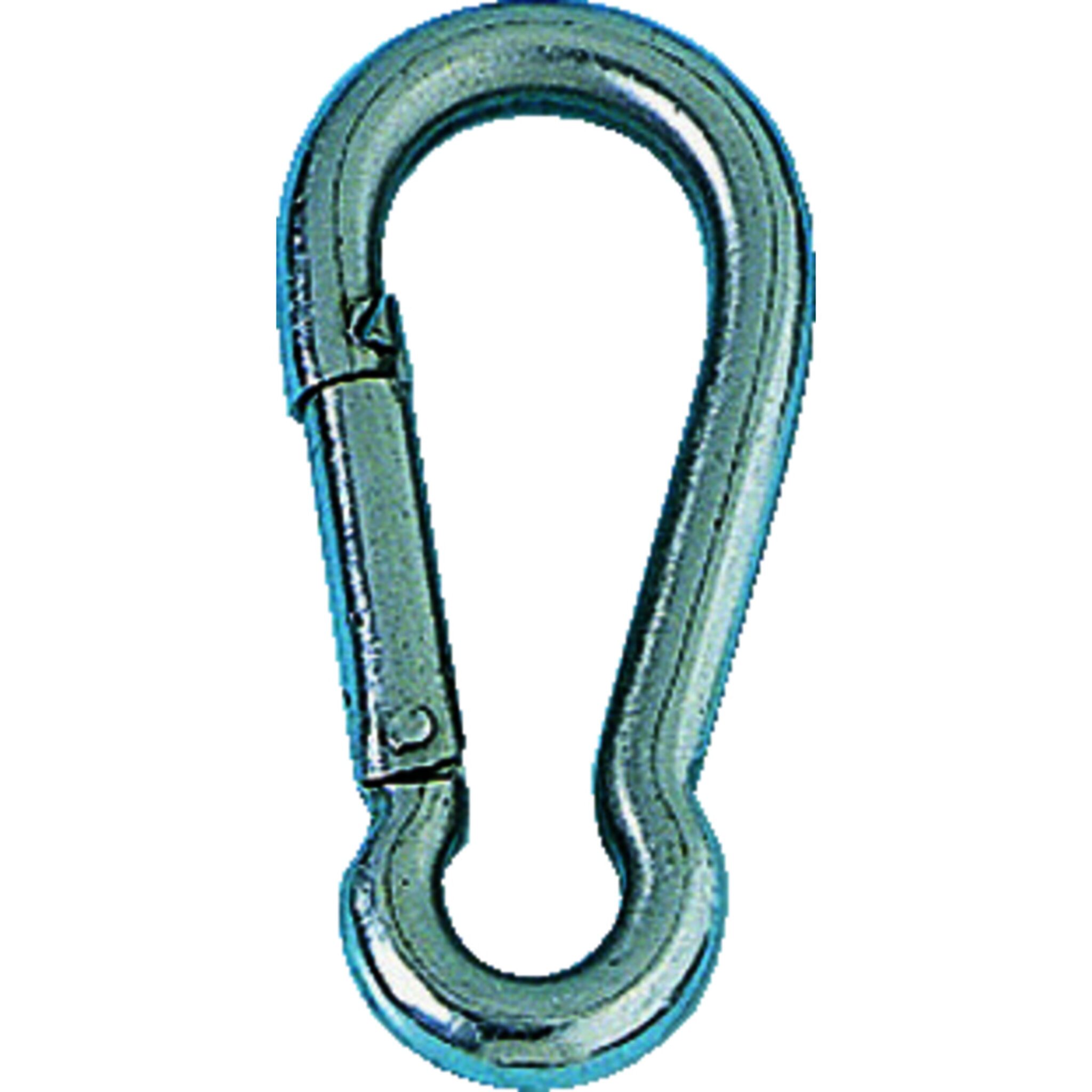 Snap hook with open eye 11x120mm stainless steel V4A