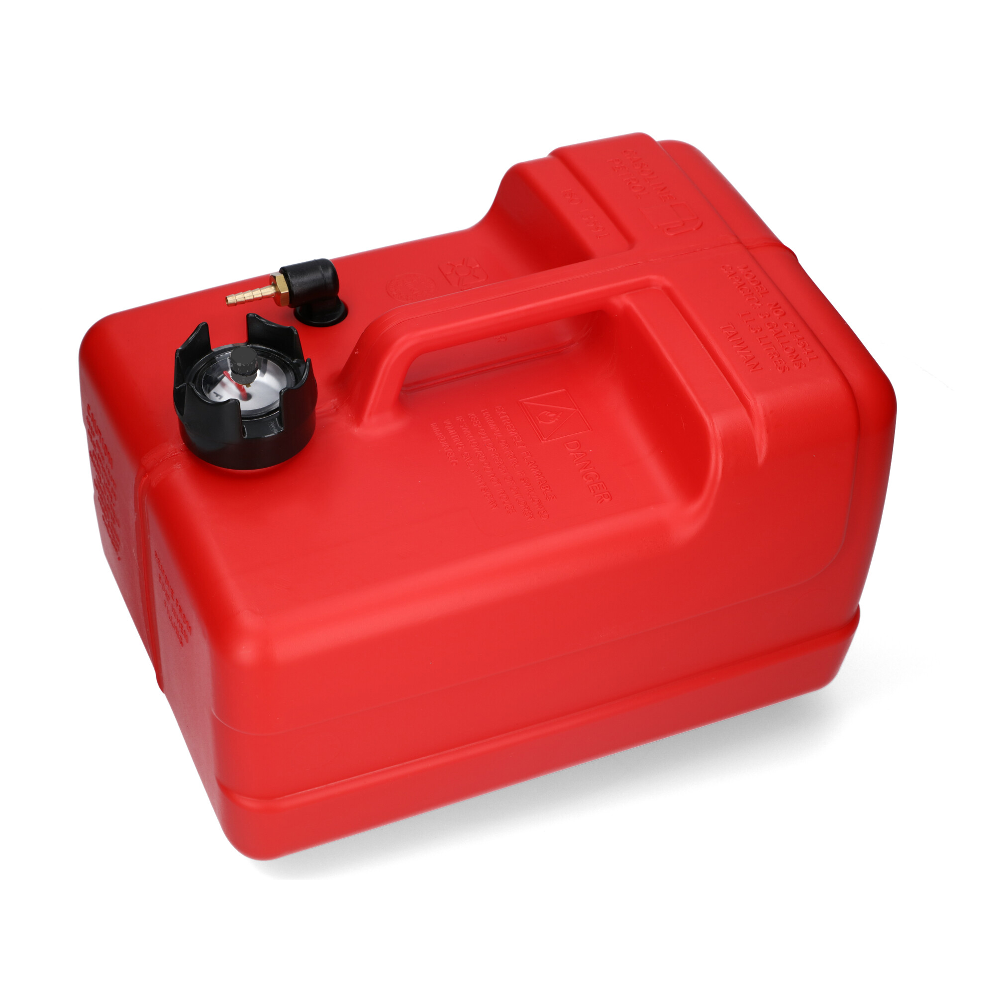 Fuel tank red / Connection nipple (6mm) / level indicator manual