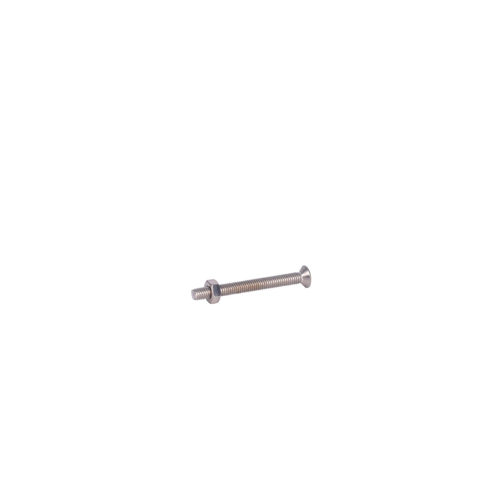 Countersunk bolt with nut (DIN 965/934-A4)