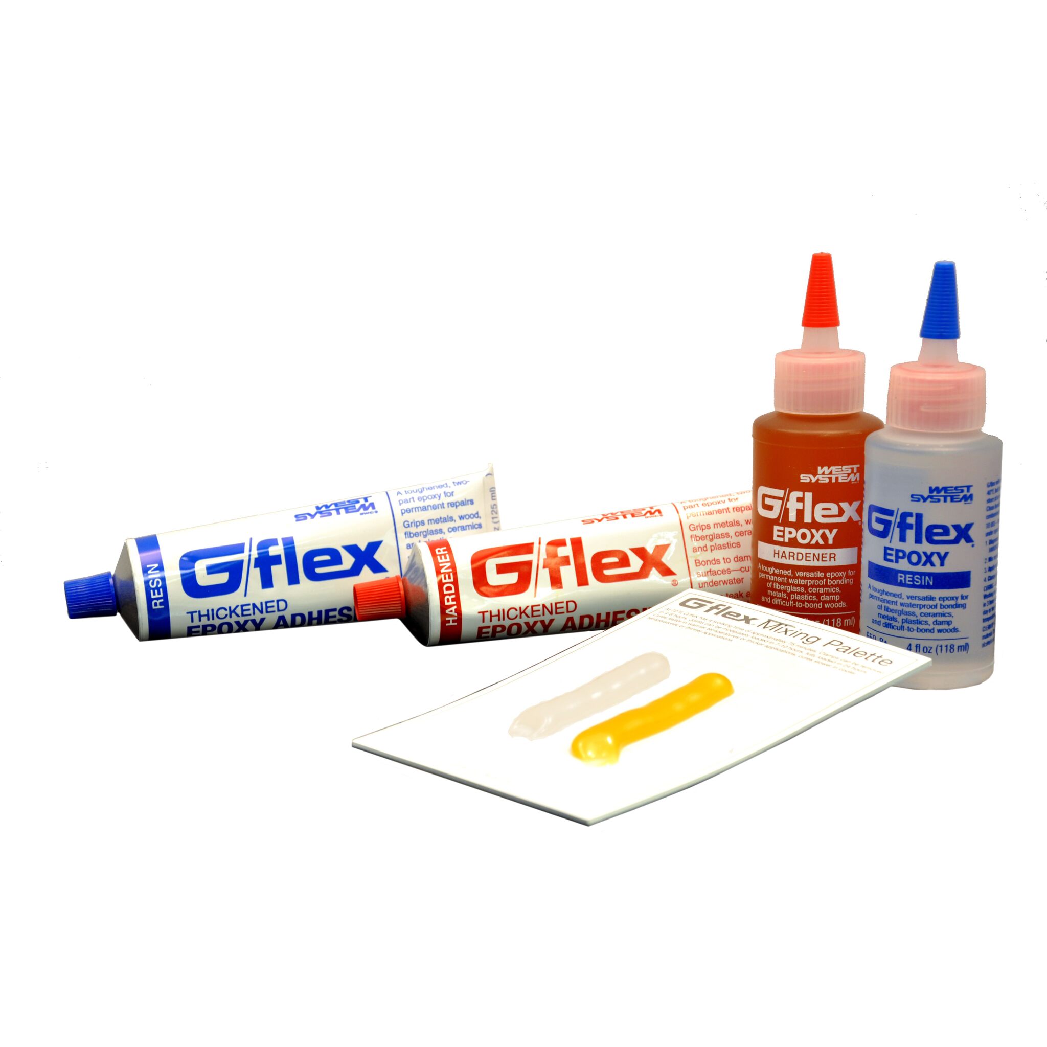 West System G/flex - tough epoxy repair system, set 2