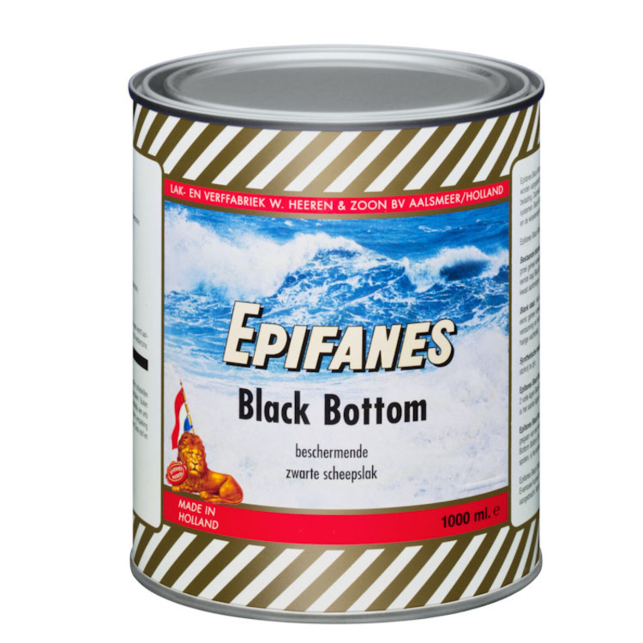 EPIFANES Black Bottom marine varnish 1l in black