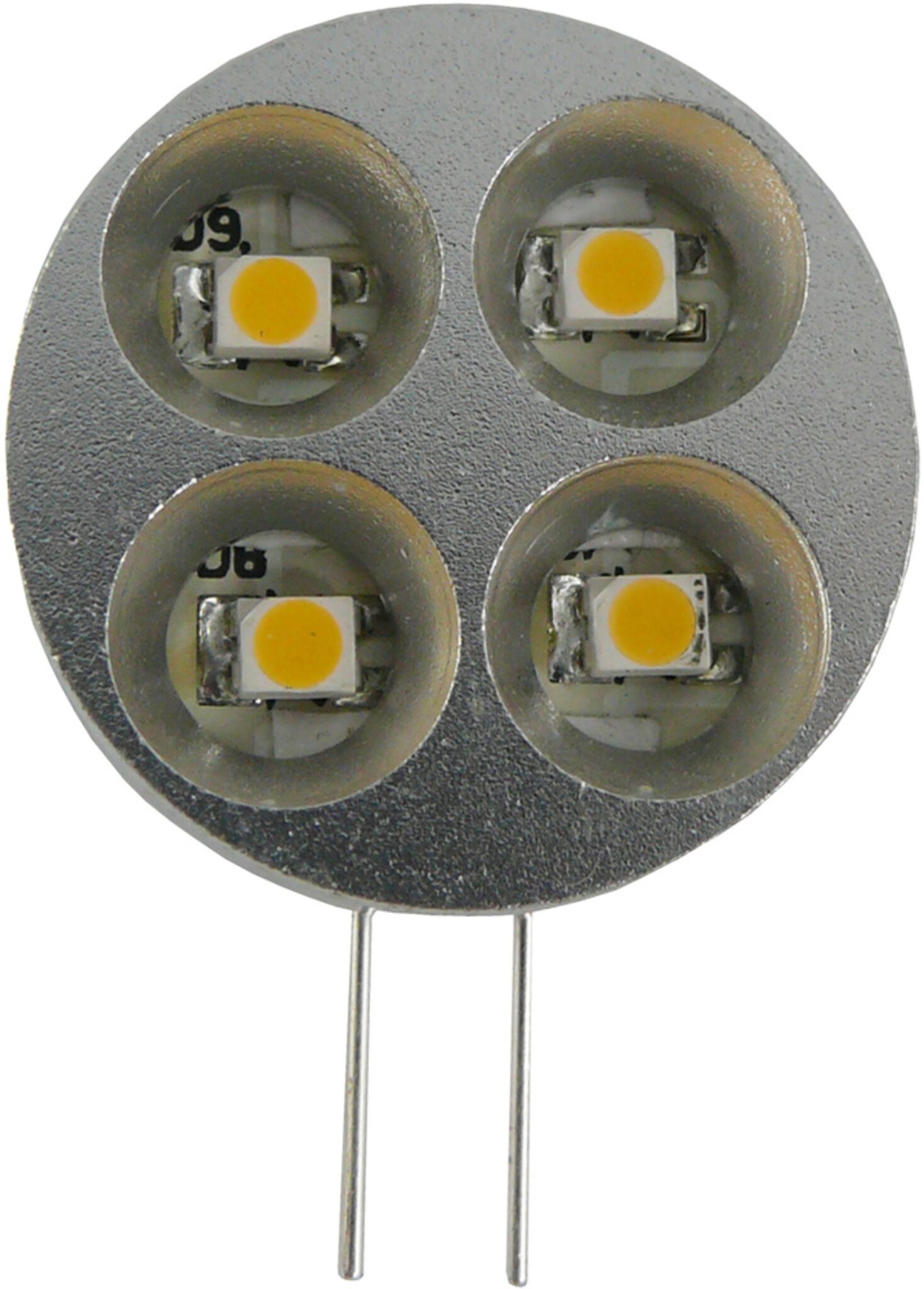 10-LED SMD module - G4 socket, 120 degrees, lateral mount