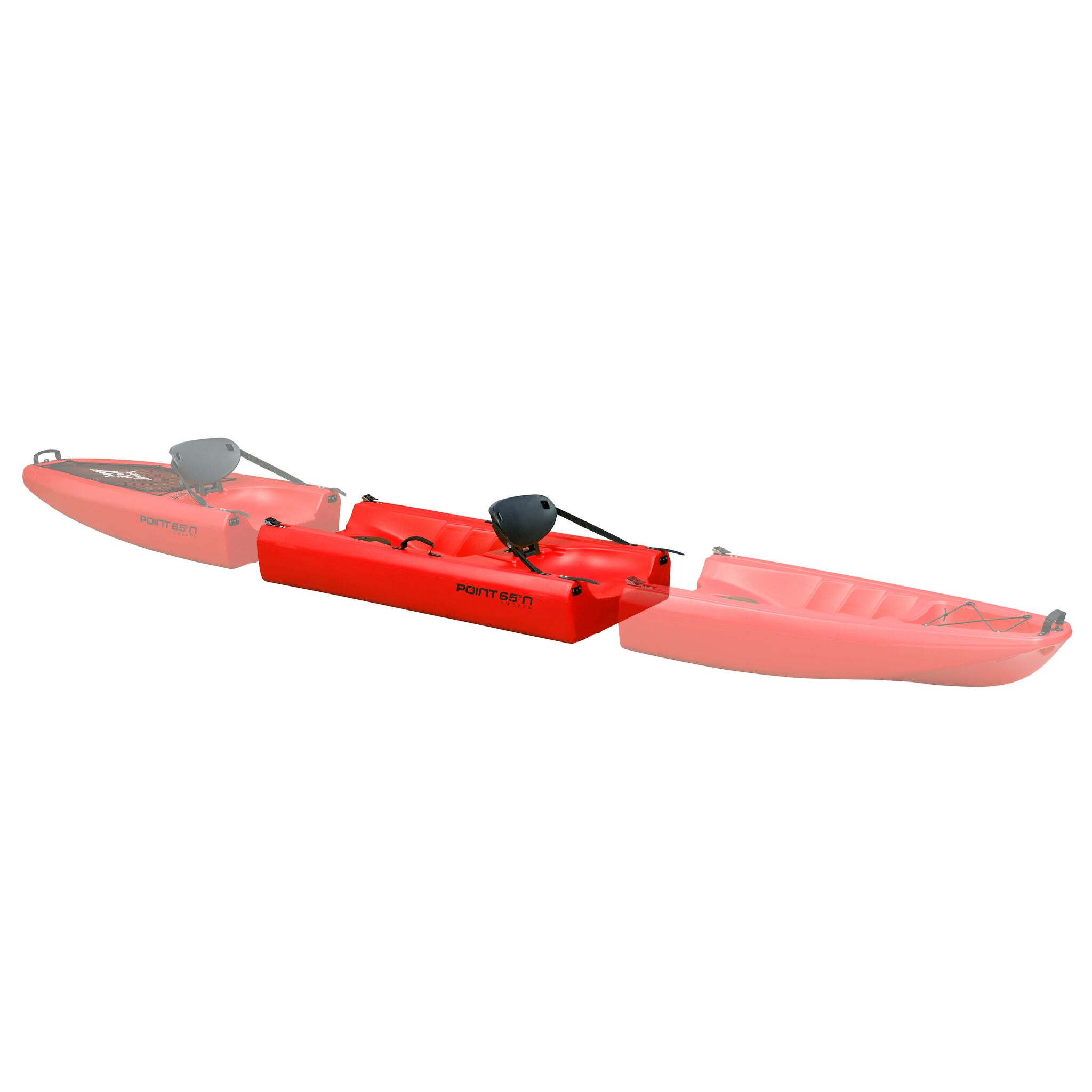 Middle part for solo kayak FALCON, modular extension