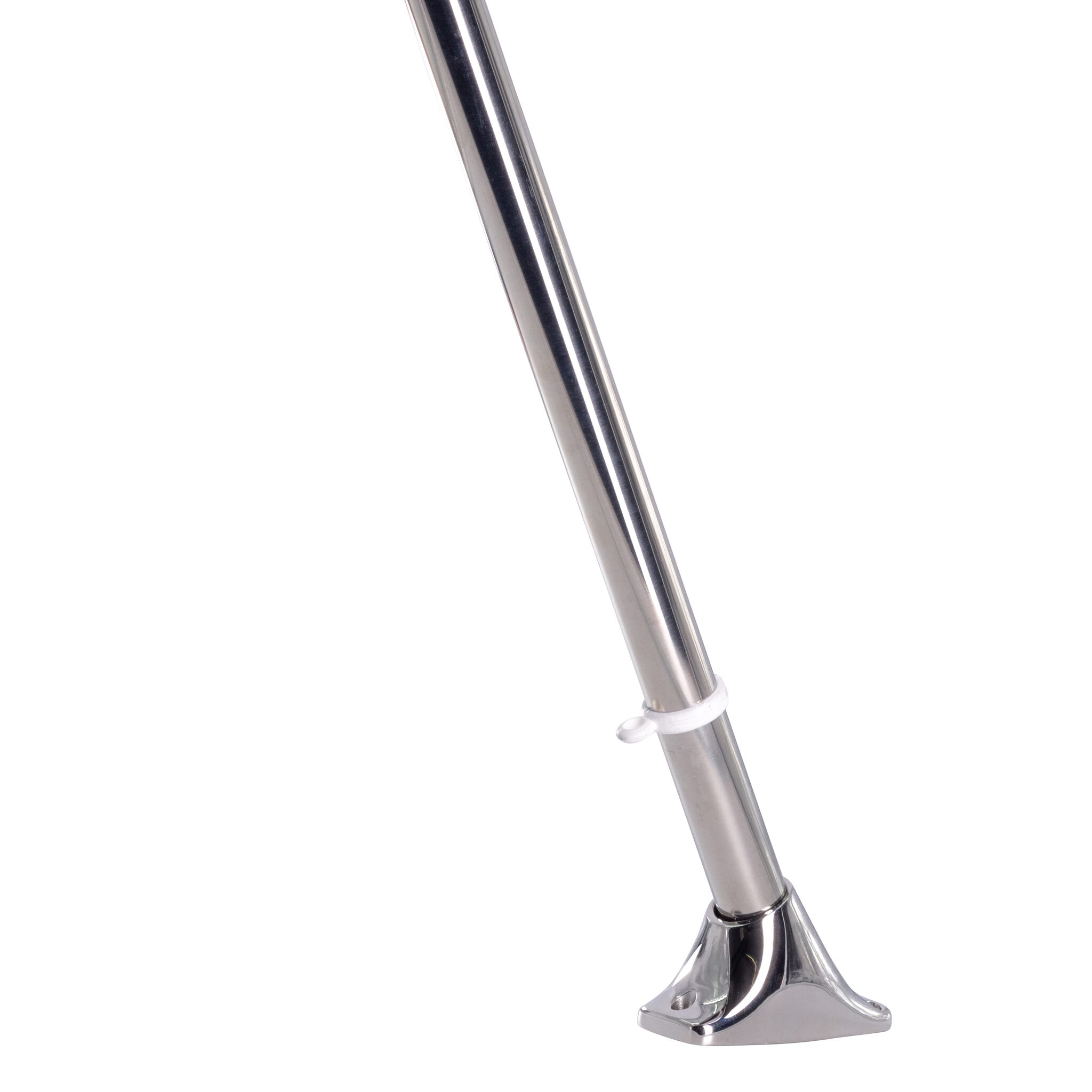 awn stainless steel flagpole with base