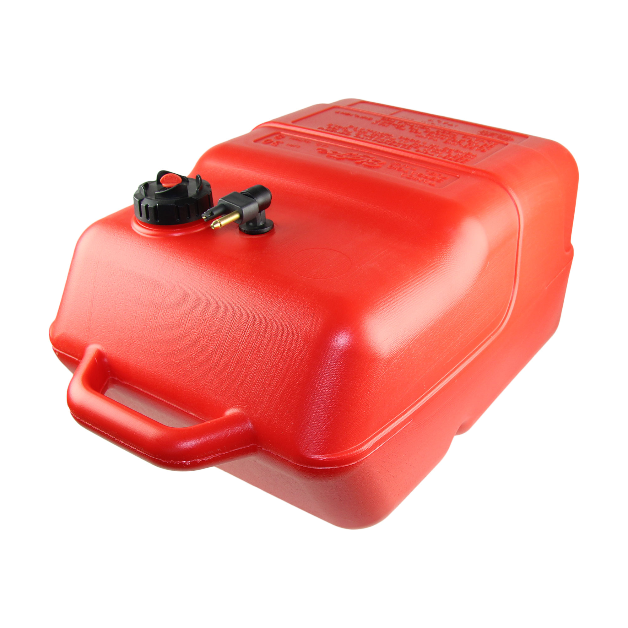 Fuel tank red with Mercury & Mariner connection