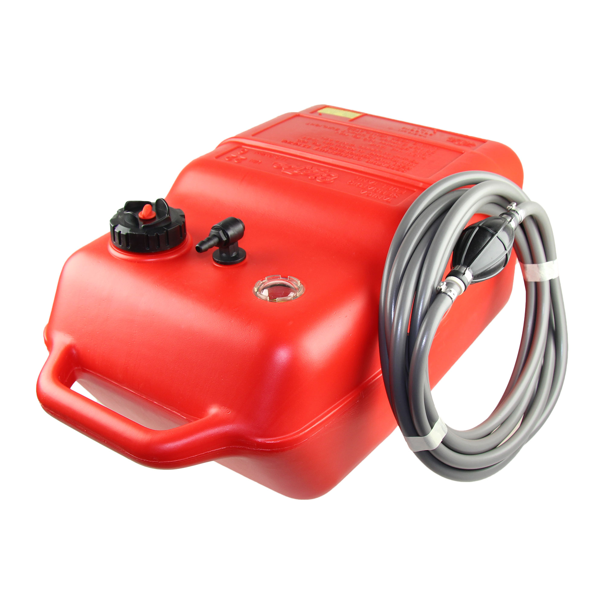 Fuel tank red / Connection nipple (8mm) / 3m hose / level indicator manual