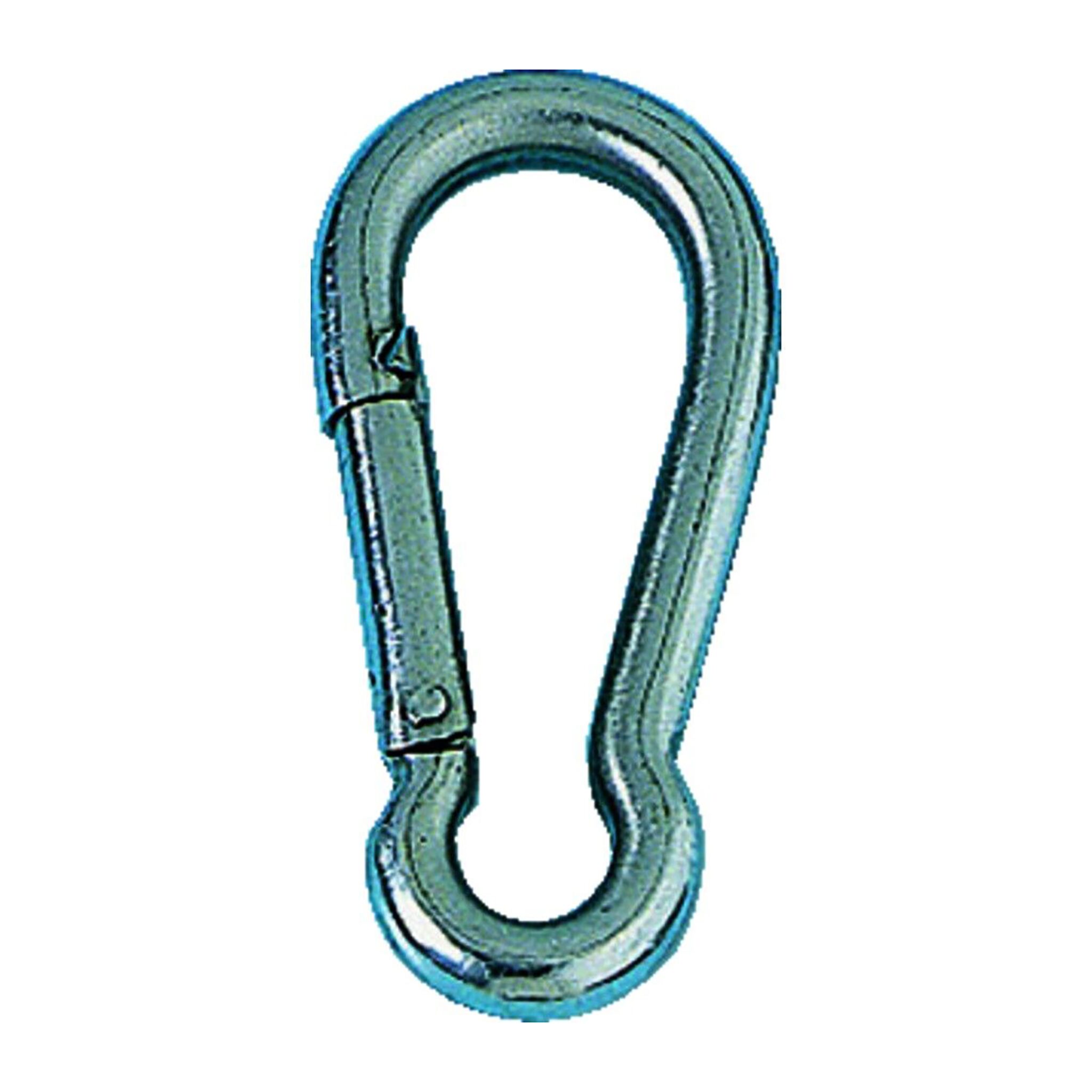 Snap hook with open eye 6x60mm stainless steel V4A