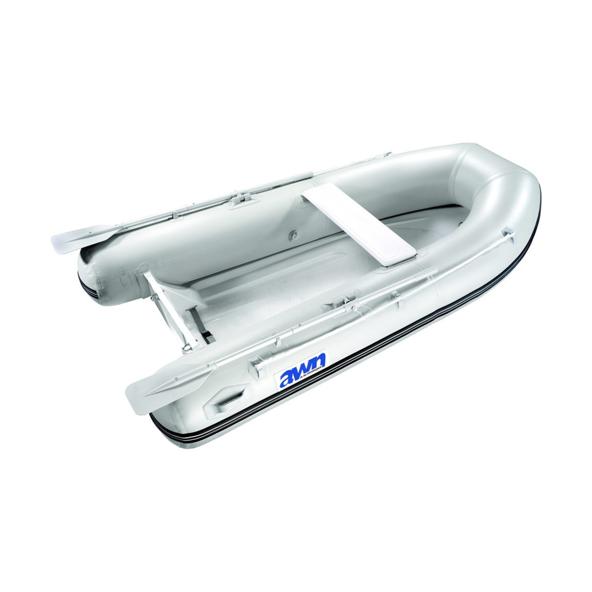 awn inflatable boat RIB 220 with fixed hull bottom