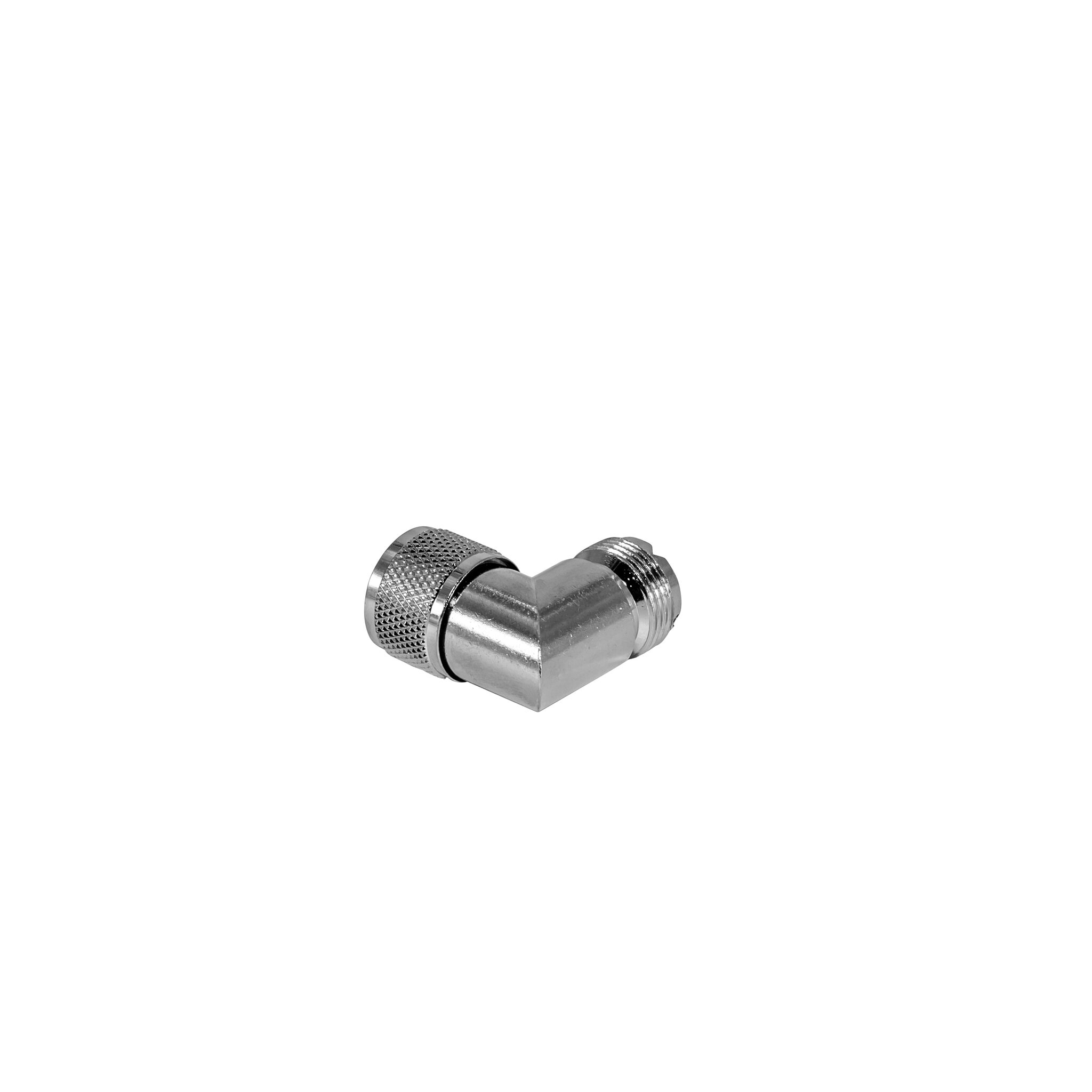 Angle piece for coupling RG 58